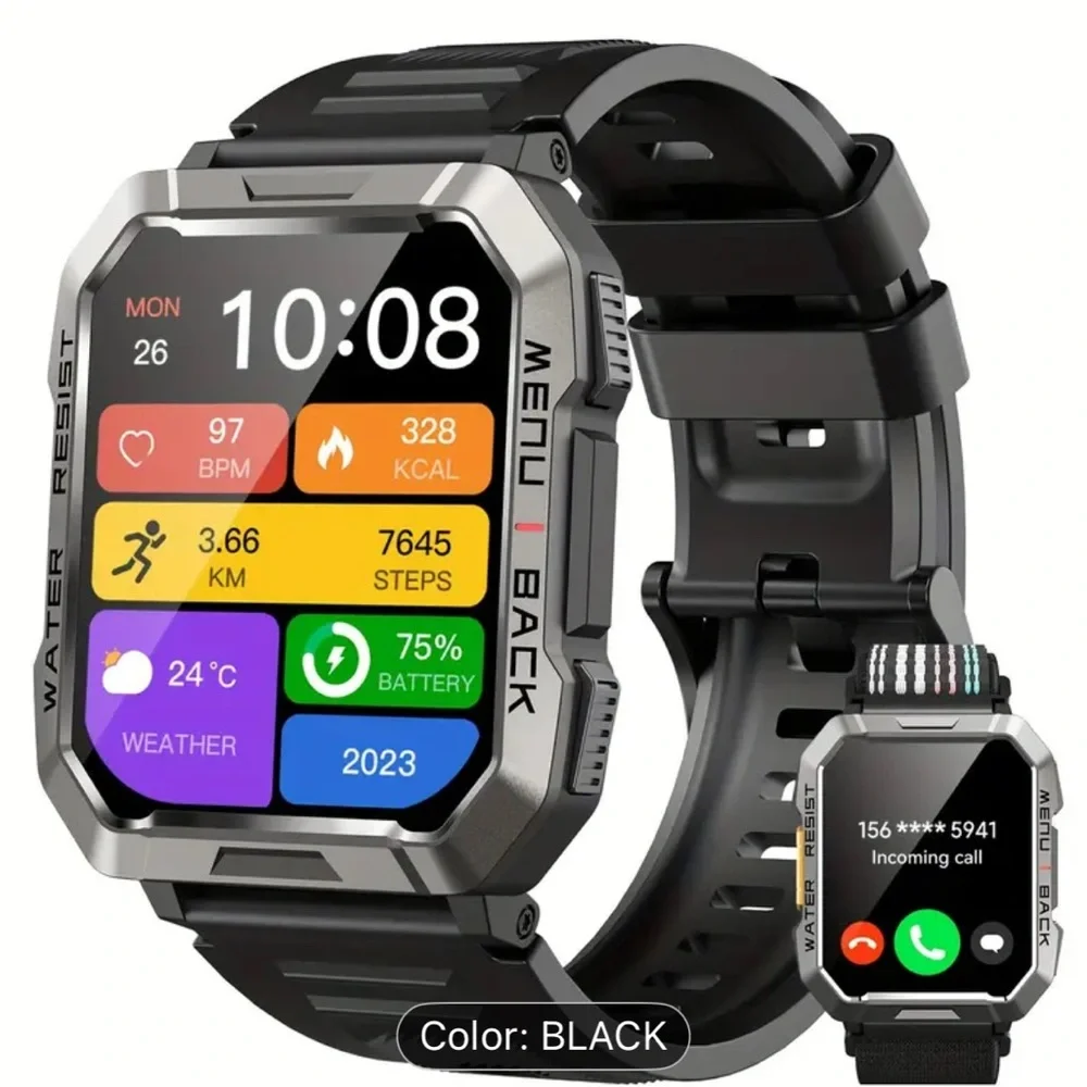 Brand new in box smartwatch! Comes with two different bands - Picture 2 of 3